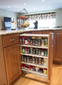 spice storage in kitchen